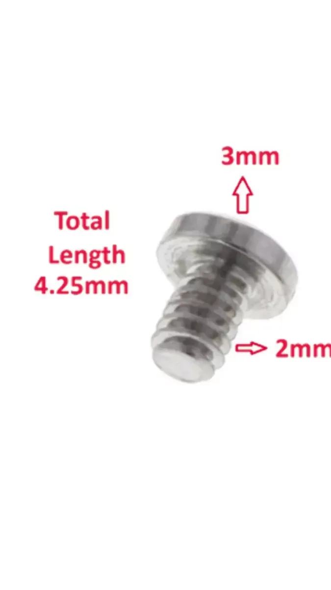 1 CROWN BRIDGE SCREW FIT FOR PAM 44MM, 47MM PANERAI GMT WATCH MARINA LUMINOR