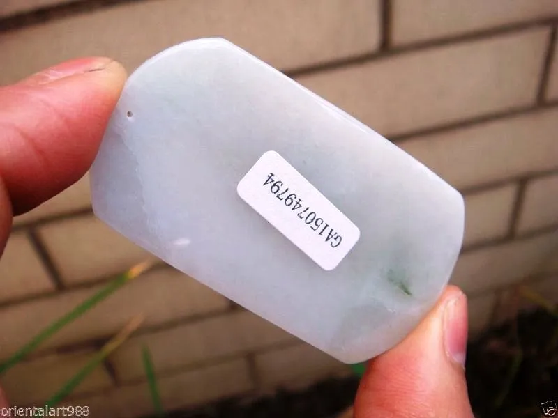 10% OFF on Sales- Certified Natural Light Oily Green Jadeite Emerald Jade GuanYin Pendant【Grade A】9794