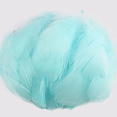 100pcs Goose Feathers for Crafts 4-8cm 8-12cm Swan Plumes Wedding Party Handicraft Accessories Decoration Dream Catcher Feathers