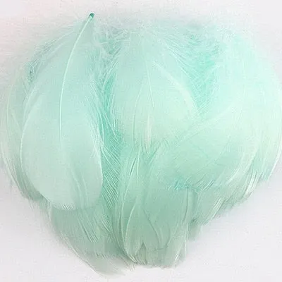 100pcs Goose Feathers for Crafts 4-8cm 8-12cm Swan Plumes Wedding Party Handicraft Accessories Decoration Dream Catcher Feathers