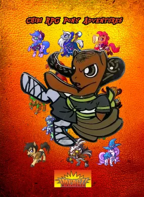 1.5" Hard Enamel RPG Pony Adventure Pin - Monk Pony