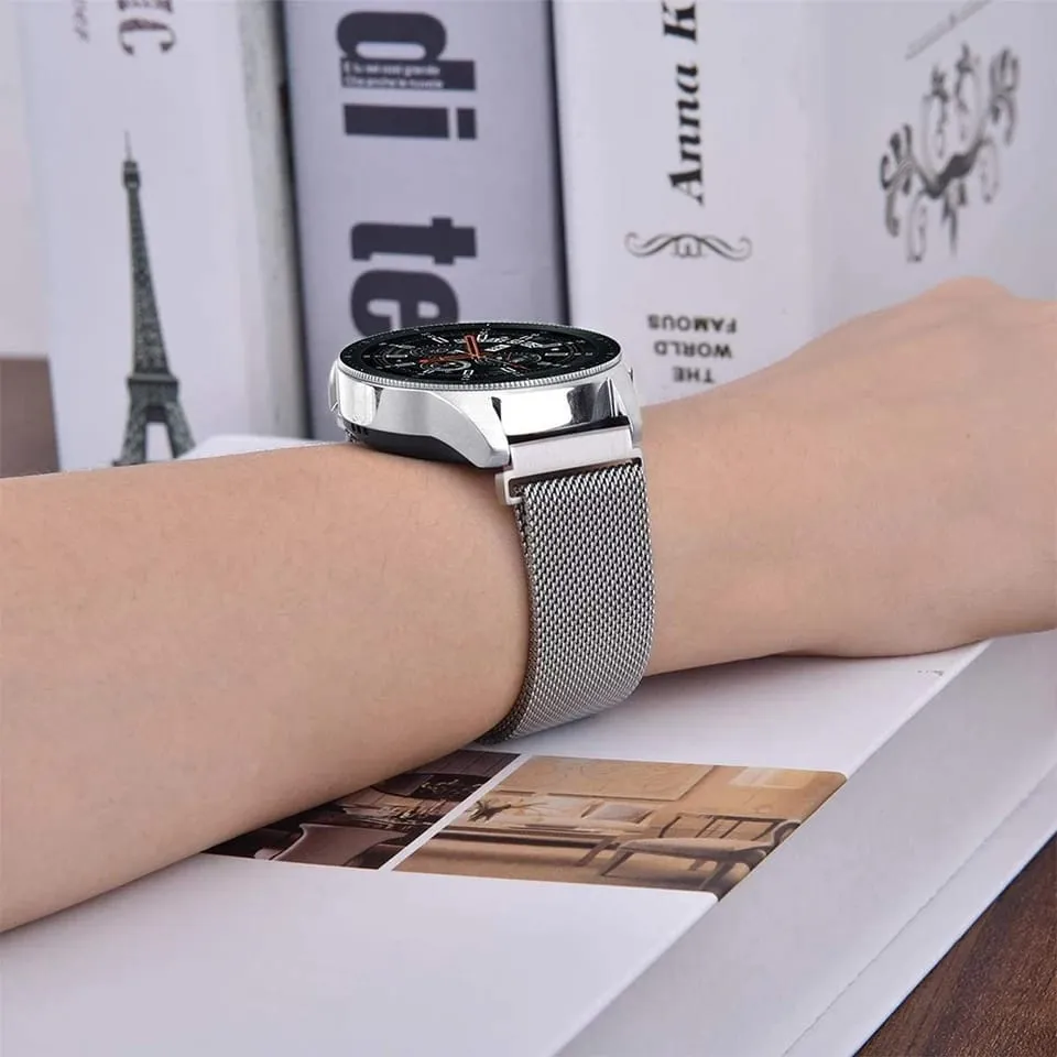 22mm MAGNETIC CHAIN STRAPS FOR AMAZFIT WATCH GTR 3 PRO, GTR 2, GTR 4, GTR 3 PRO, GTR 2 LITE, GTR, PACE