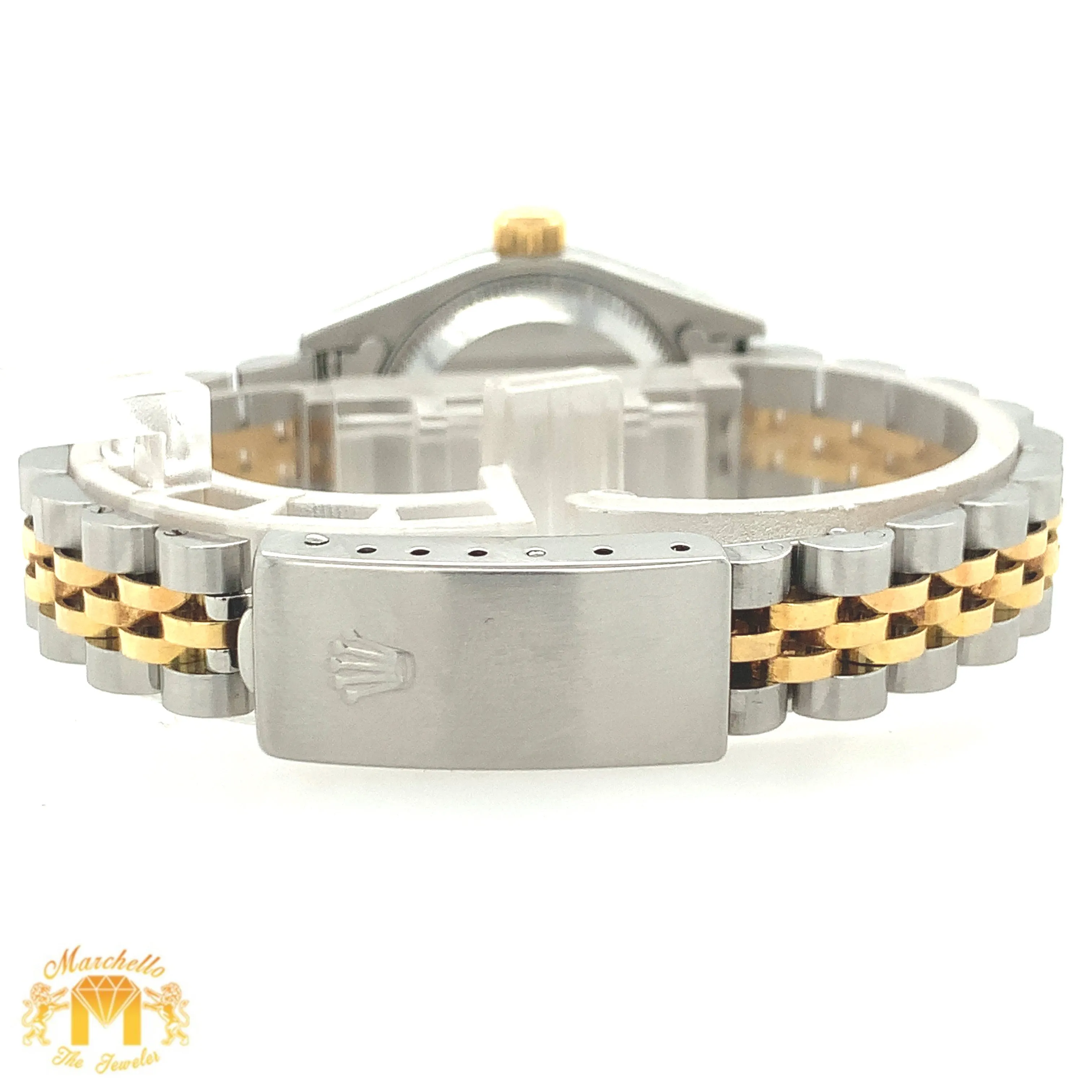 26mm Ladies’ Rolex Datejust Watch with Two-tone Jubilee Bracelet (quick set, champagne dial)