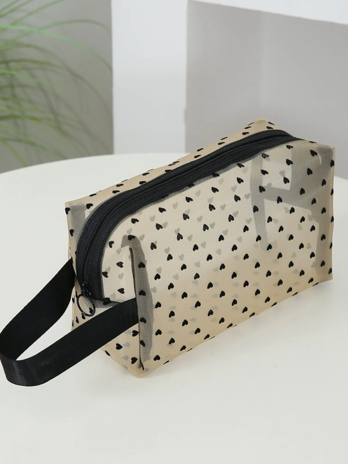 4-Piece Heart Polyester Storage Bag Set for Stylish Organization