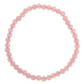 4mm Rose Quartzstretch bracelet