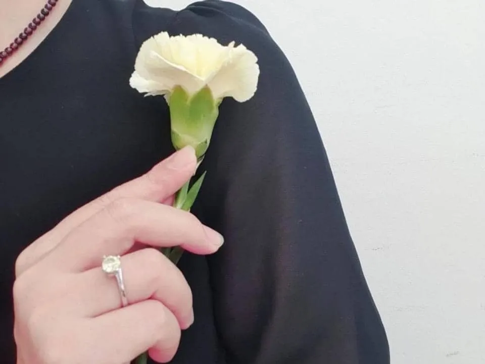 6mm Citrine Solitaire Twist Ring in Sterling Silver