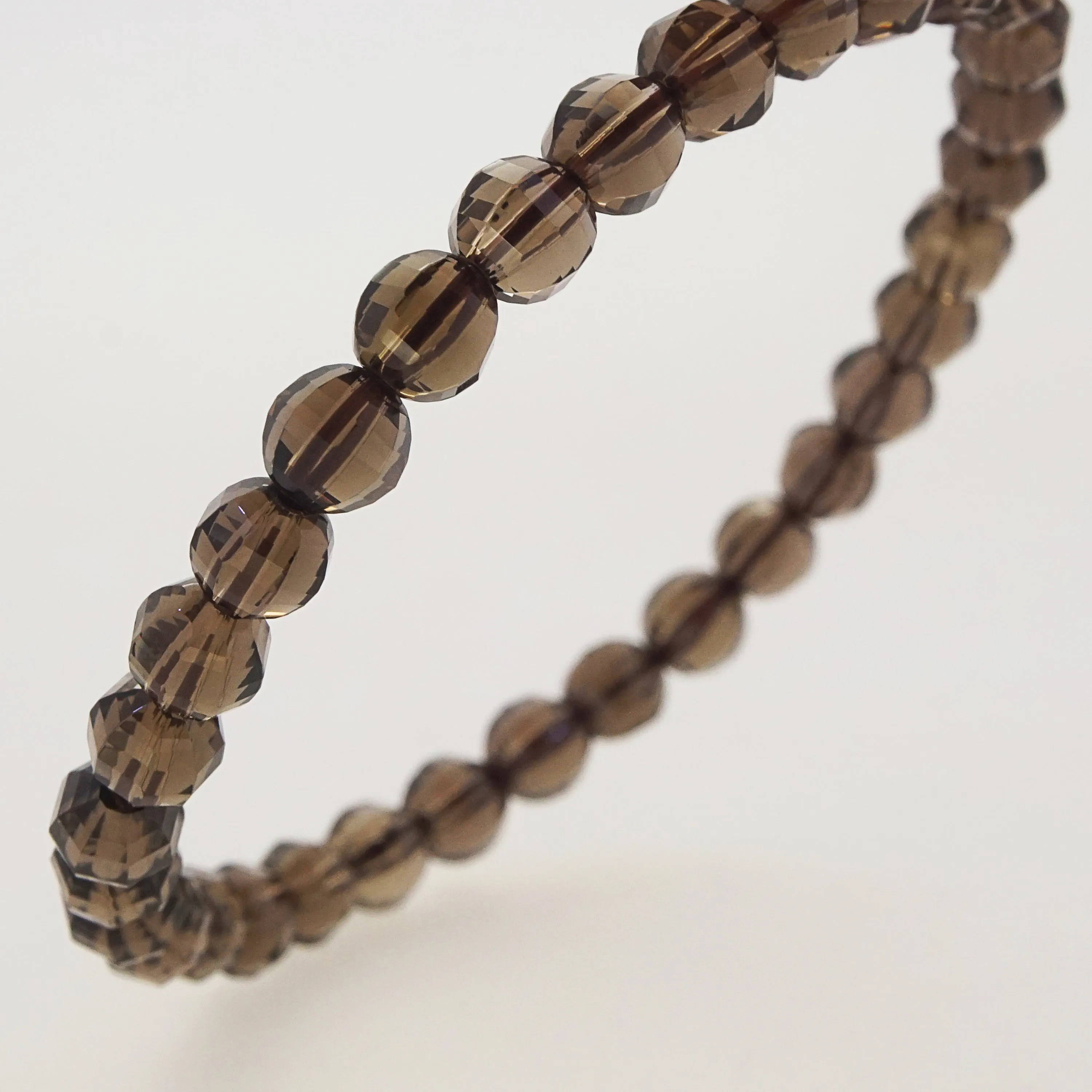 A-Grade Smoky Quartz Faceted 6mm