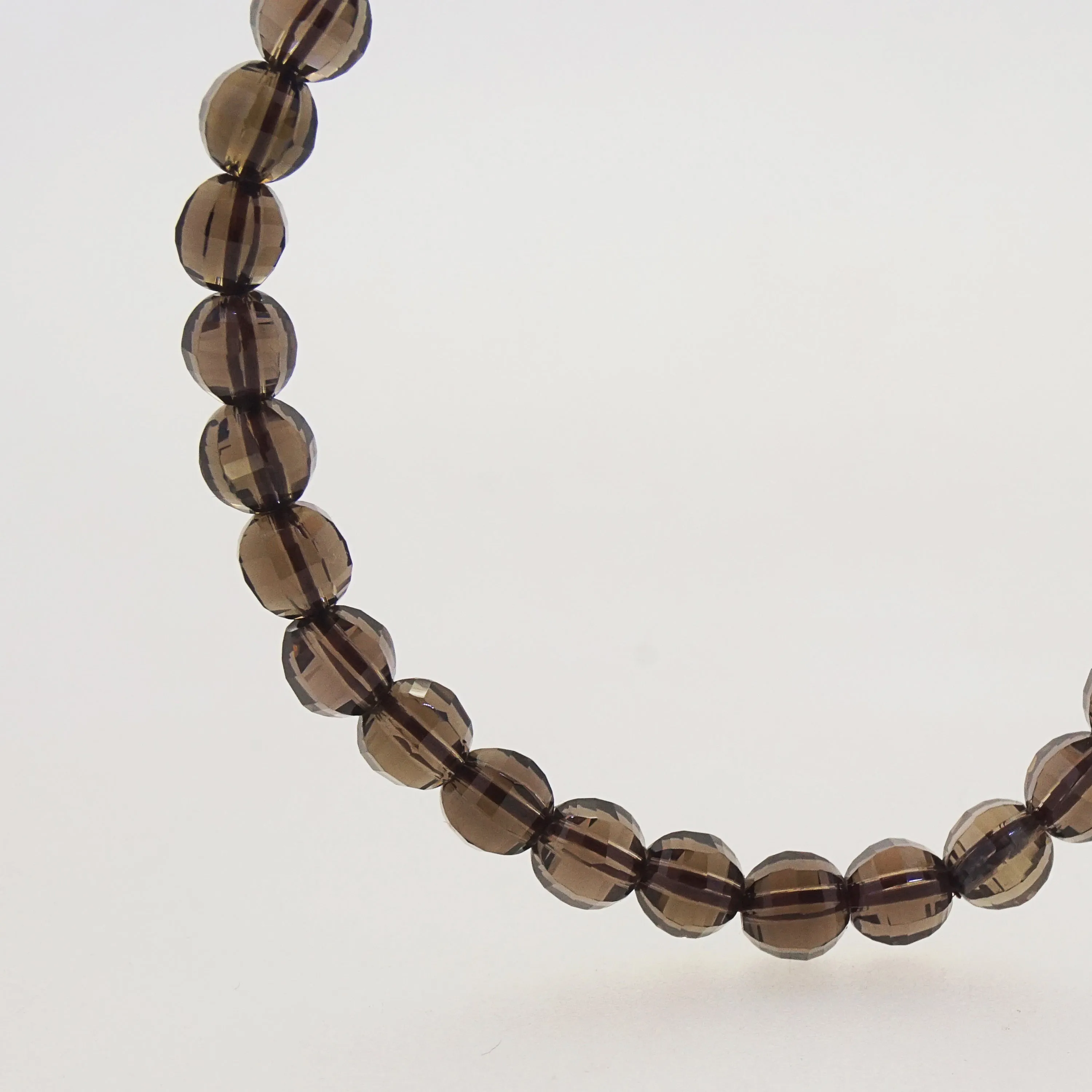 A-Grade Smoky Quartz Faceted 6mm