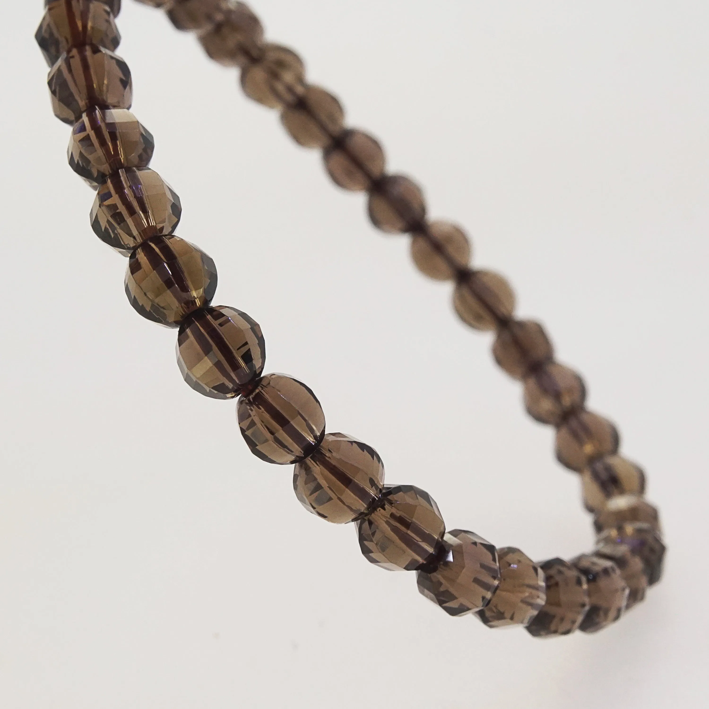A-Grade Smoky Quartz Faceted 6mm
