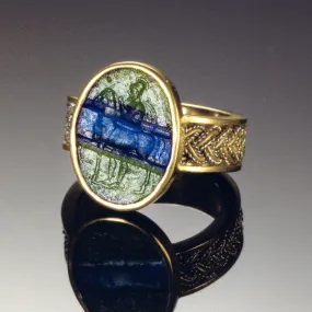 A Roman Intaglio of an Equestrian Warrior, ca 1st century CE