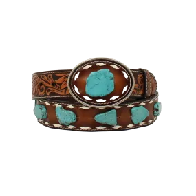  Turquoise Ranger Buckle Leather