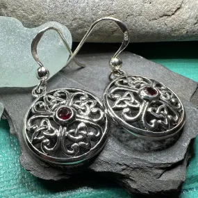 Ariadne Trinity Knot Earrings