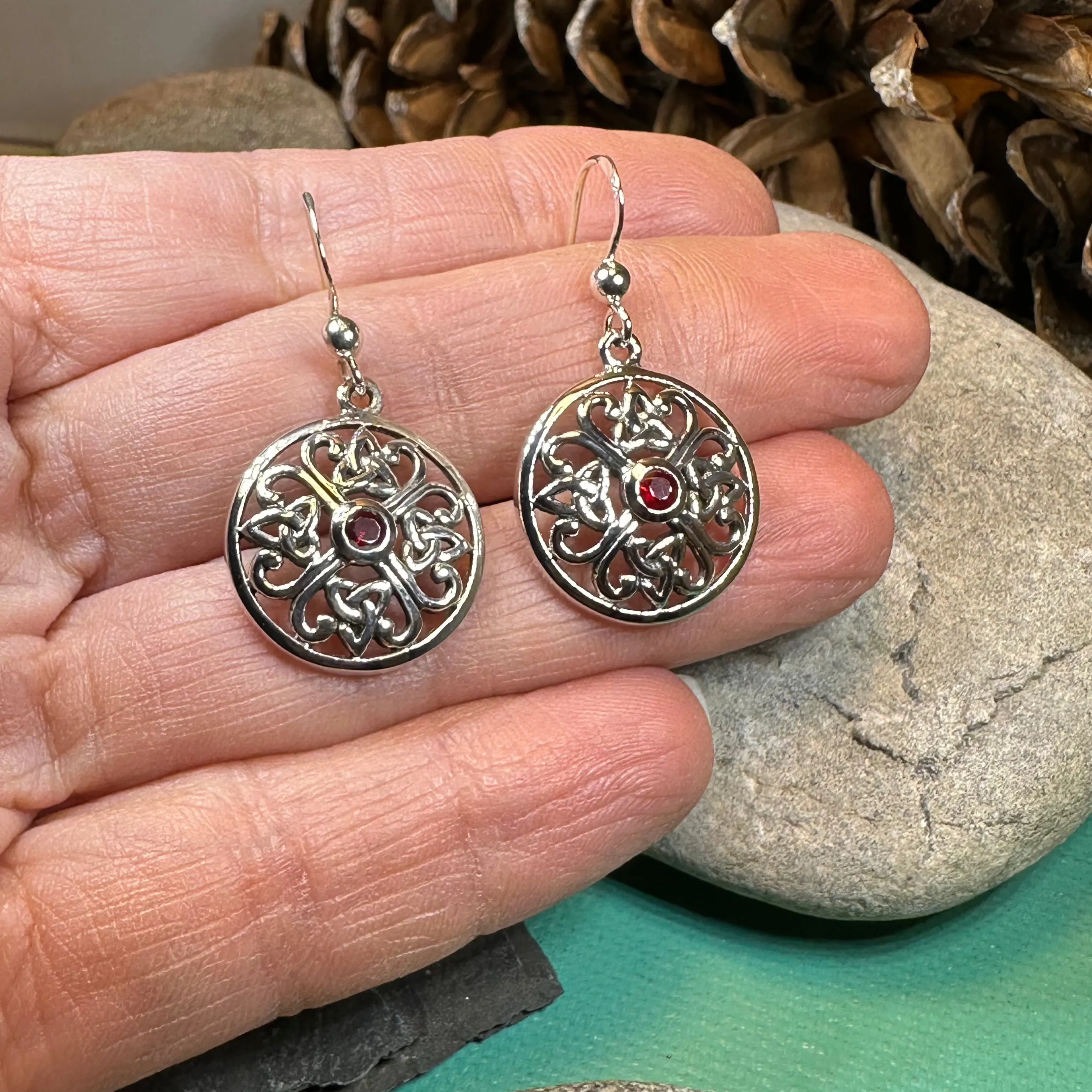 Ariadne Trinity Knot Earrings
