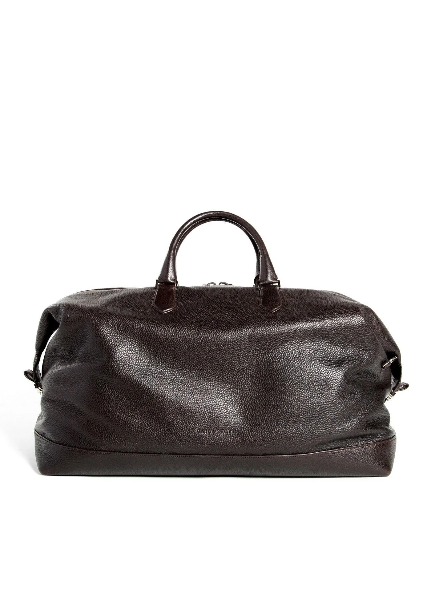 Aspen Travel Duffle Bag, Dark Brown Leather