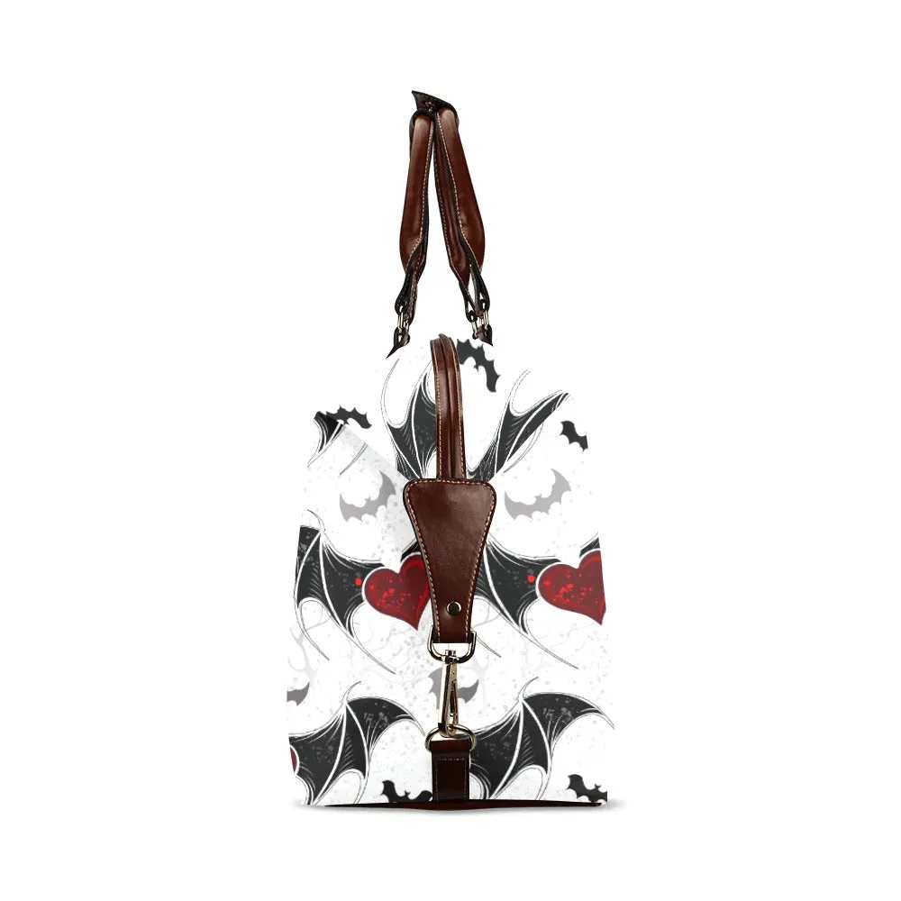 Bats And Hearts Flight Bag