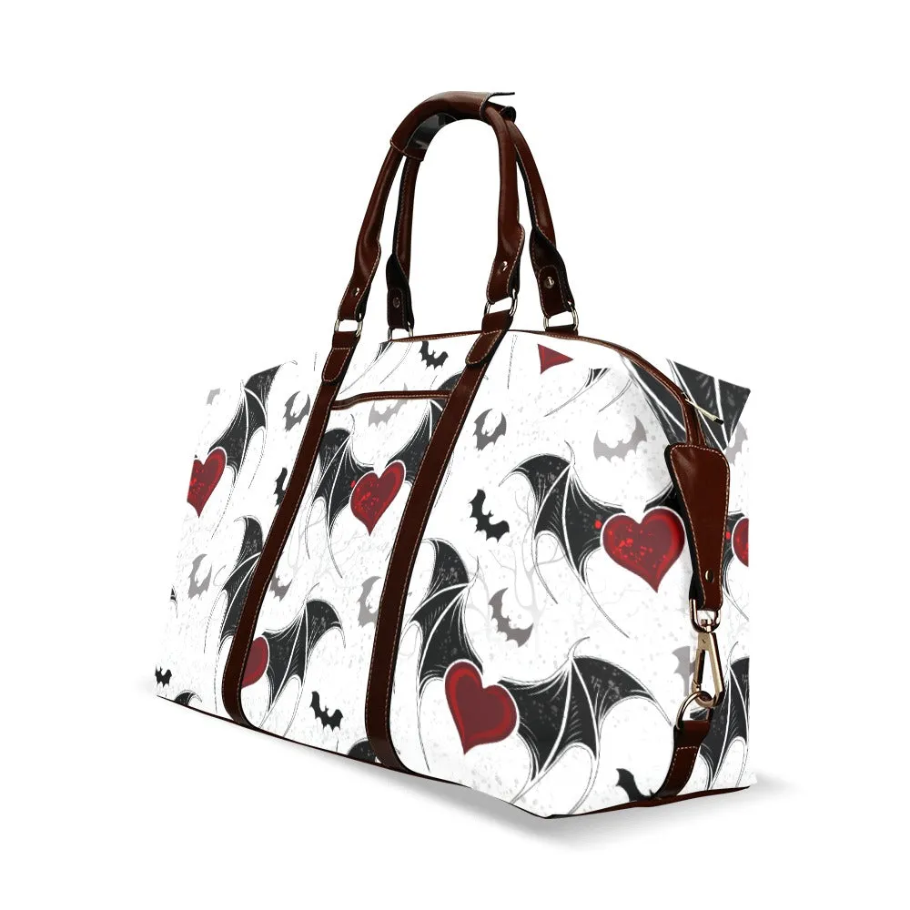 Bats And Hearts Flight Bag