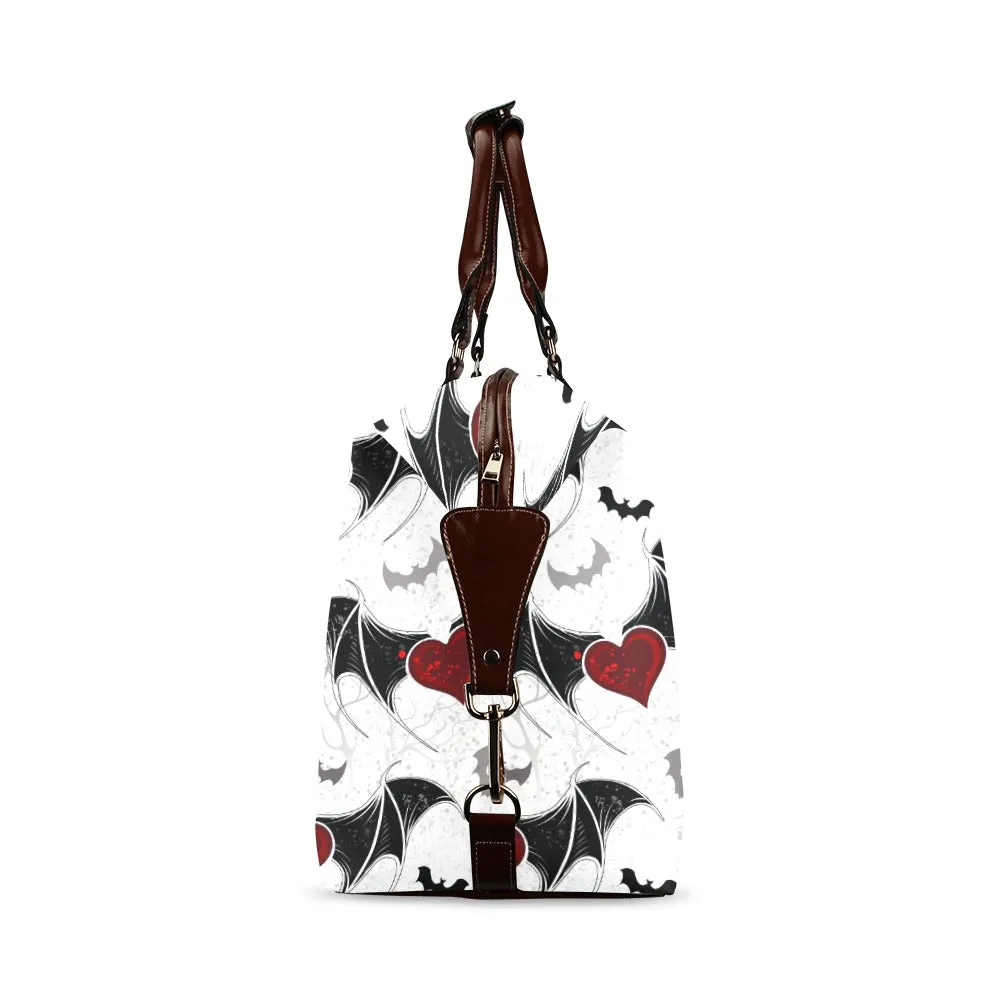 Bats And Hearts Flight Bag