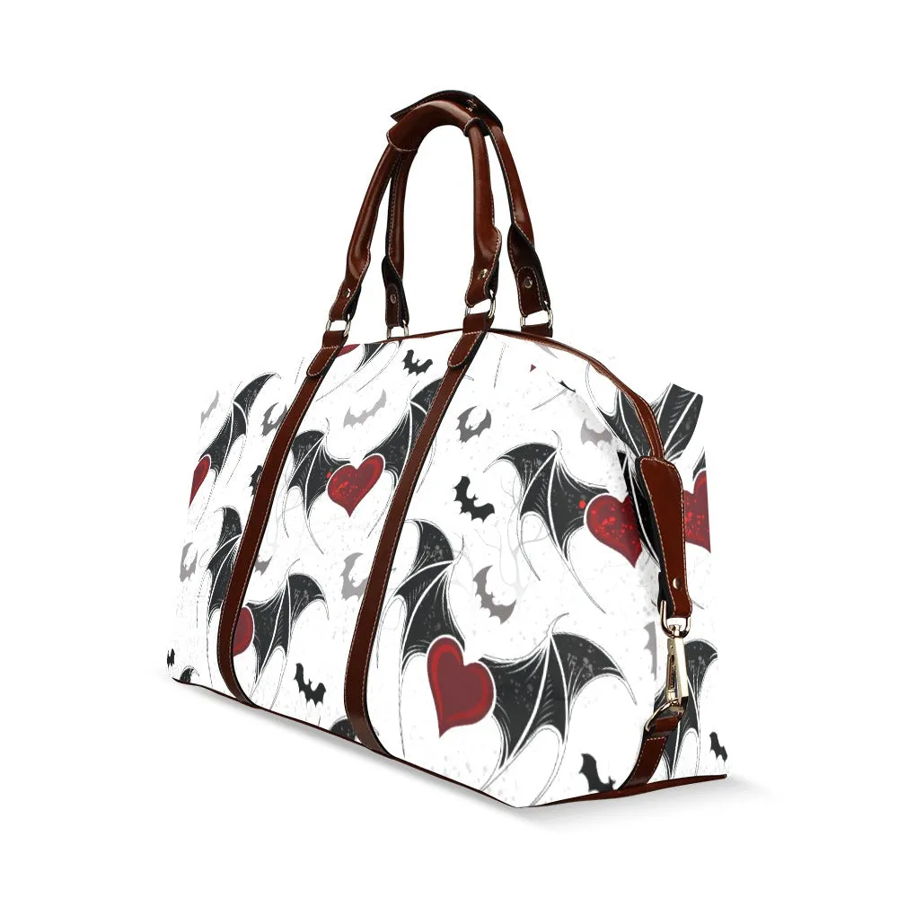Bats And Hearts Flight Bag