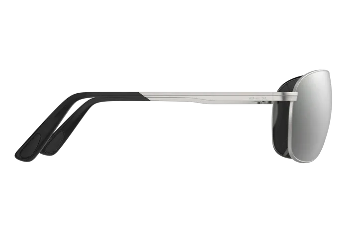 BEX Nova Matte Silver/Gray/Silver Sunglasses - S77MSGS