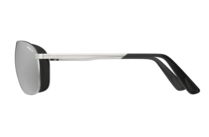 BEX Nova Matte Silver/Gray/Silver Sunglasses - S77MSGS