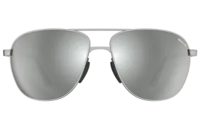 BEX Nova Matte Silver/Gray/Silver Sunglasses - S77MSGS