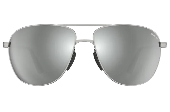 BEX Nova Matte Silver/Gray/Silver Sunglasses - S77MSGS