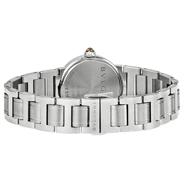 Bvlgari Bvlgari Mother of Pearl Diamond Dial Stainless Steel Ladies Watch 101886