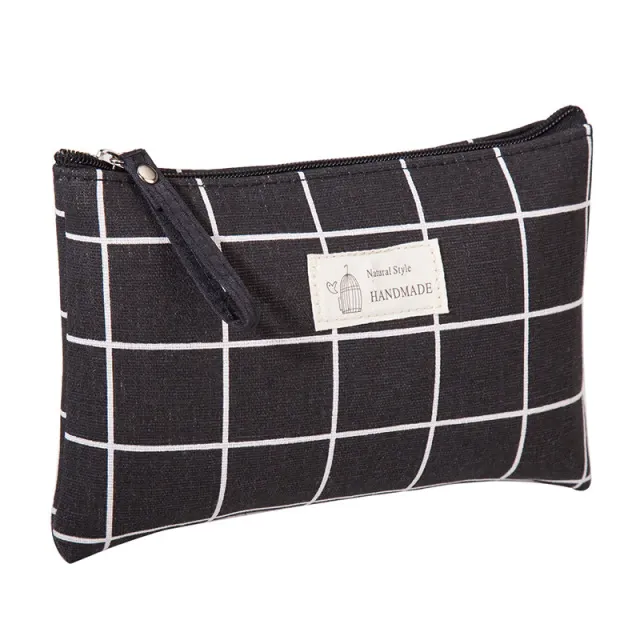 Canvas printed cosmetic bags multi-function travel organizer bag iciCosmetic