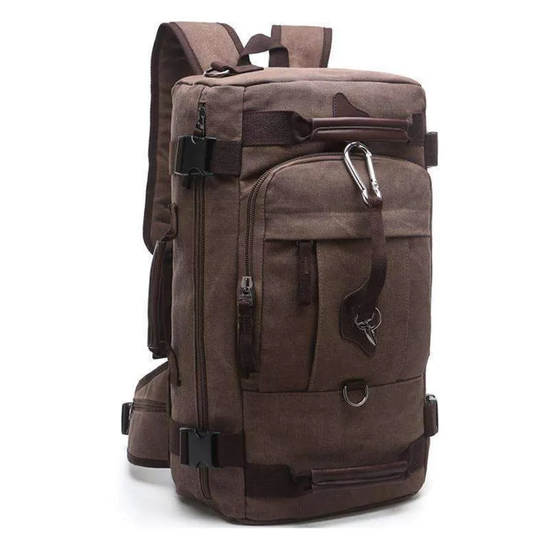 Canvas Rucksack Duffel Backpack