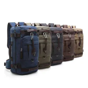 Canvas Rucksack Duffel Backpack