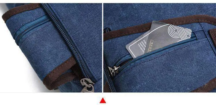 Canvas Rucksack Duffel Backpack