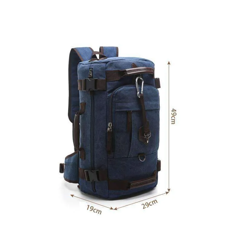 Canvas Rucksack Duffel Backpack