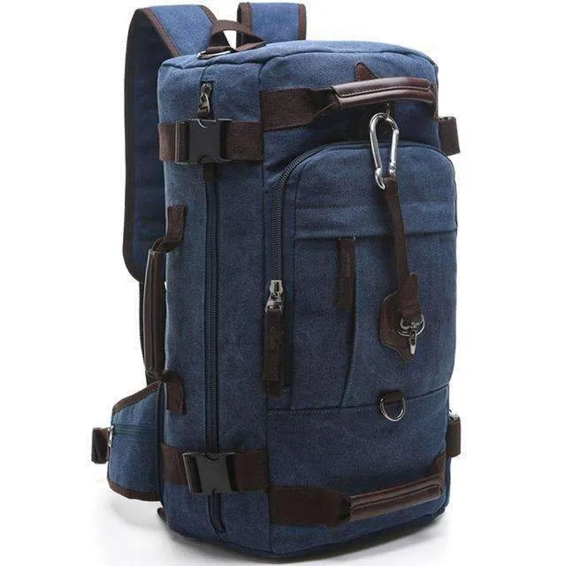 Canvas Rucksack Duffel Backpack