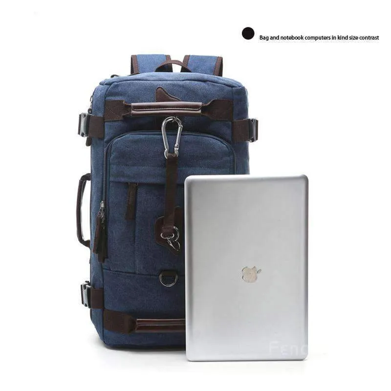 Canvas Rucksack Duffel Backpack