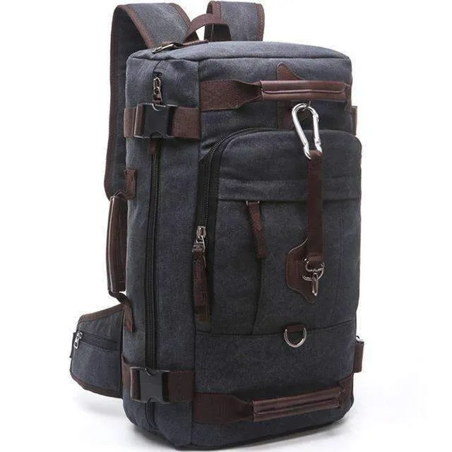 Canvas Rucksack Duffel Backpack