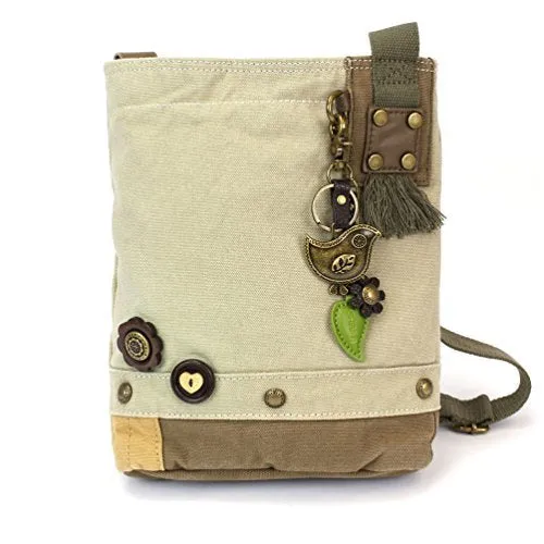 Chala Patch Cross-Body Women Handbag, Canvas Messenger Bag