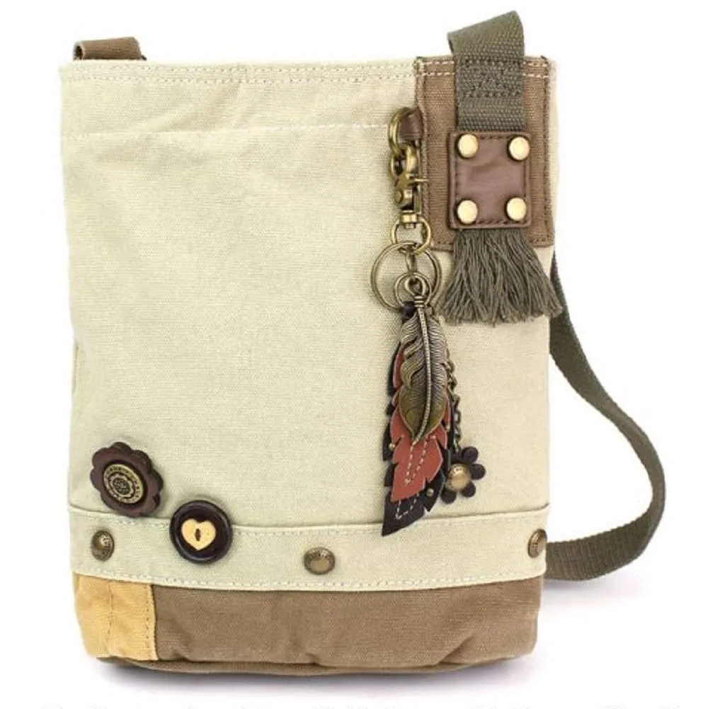 Chala Patch Cross-Body Women Handbag, Canvas Messenger Bag