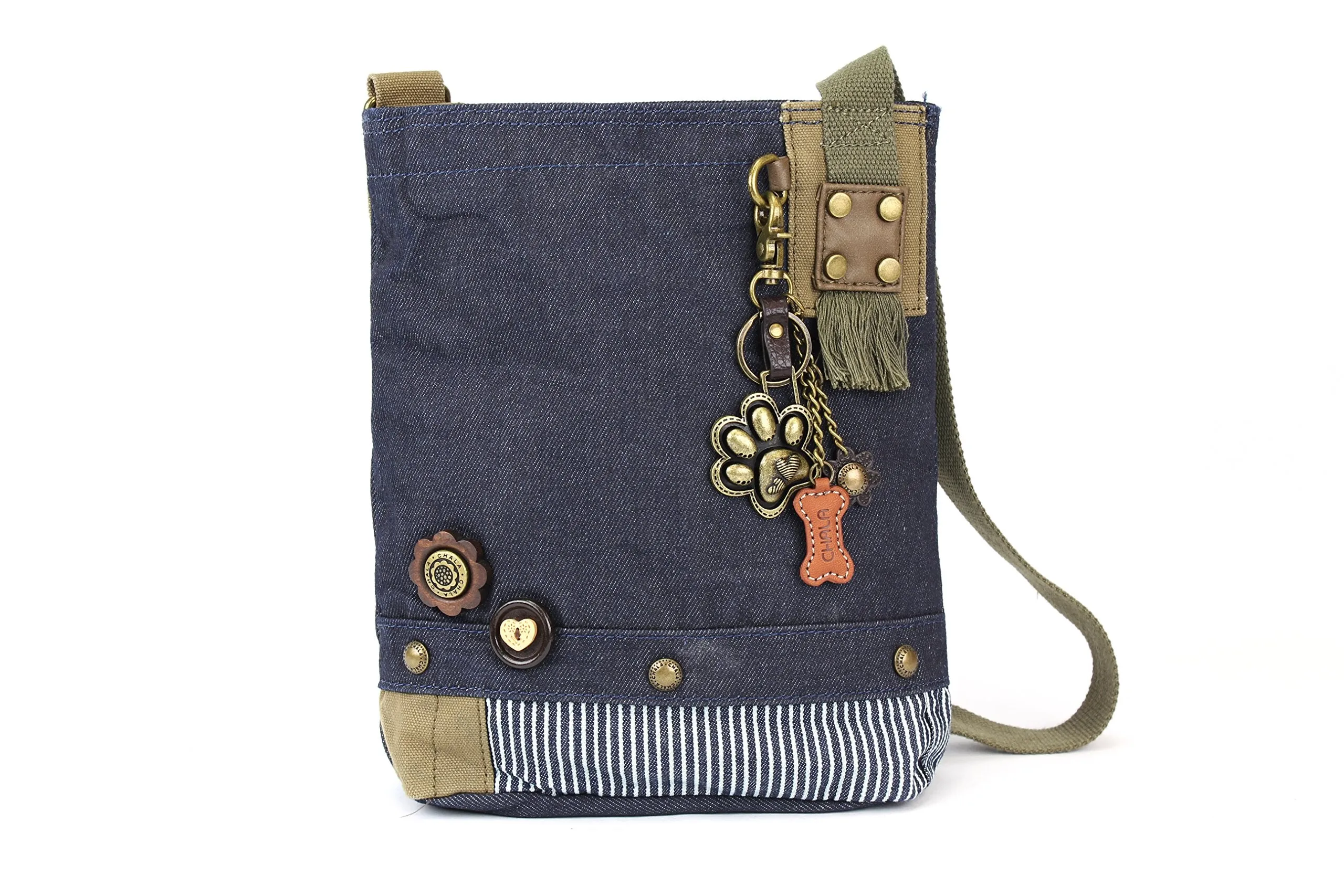 Chala Patch Cross-Body Women Handbag, Canvas Messenger Bag
