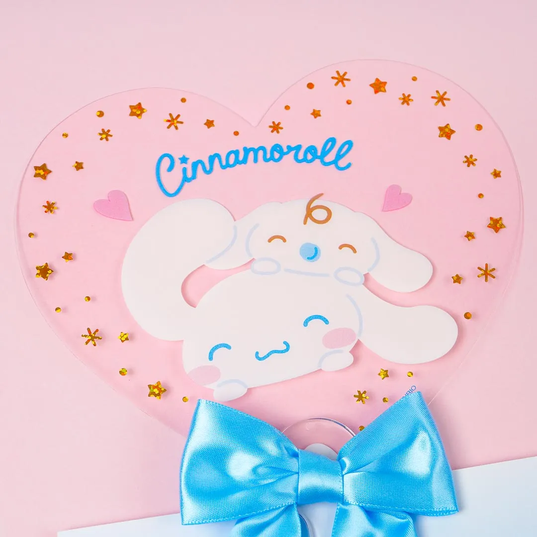 Cinnamoroll & Milk Transparent Uchiwa Fan