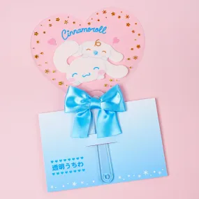 Cinnamoroll & Milk Transparent Uchiwa Fan