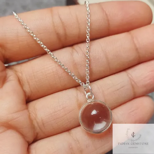 ﻿Clear Quartz Crystal Ball Necklace, Crystal Jewelry, Quartz Jewelry, Quartz Sphere Pendant, Quartz Crystal Ball, Quartz Crystal Pendant