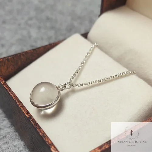 ﻿Clear Quartz Crystal Ball Necklace, Crystal Jewelry, Quartz Jewelry, Quartz Sphere Pendant, Quartz Crystal Ball, Quartz Crystal Pendant