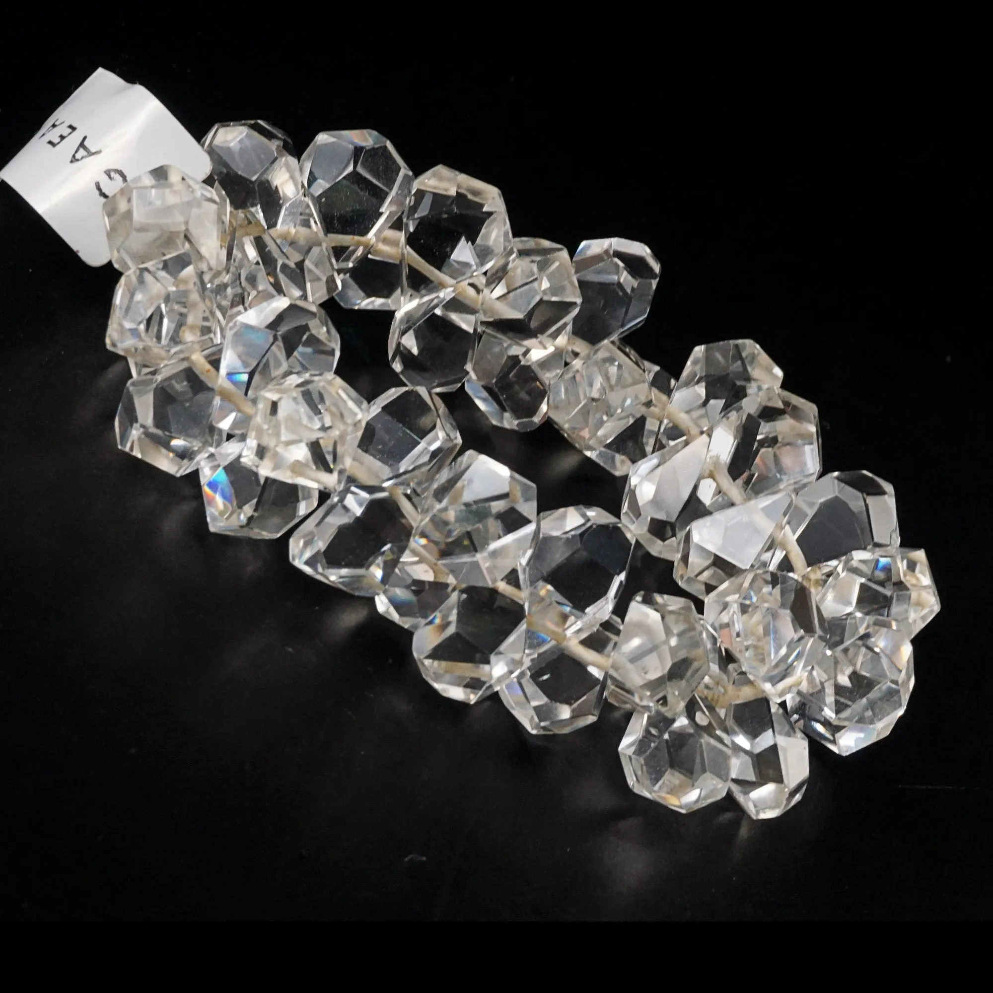 Clear Quartz Faceted Nugget Briolette
