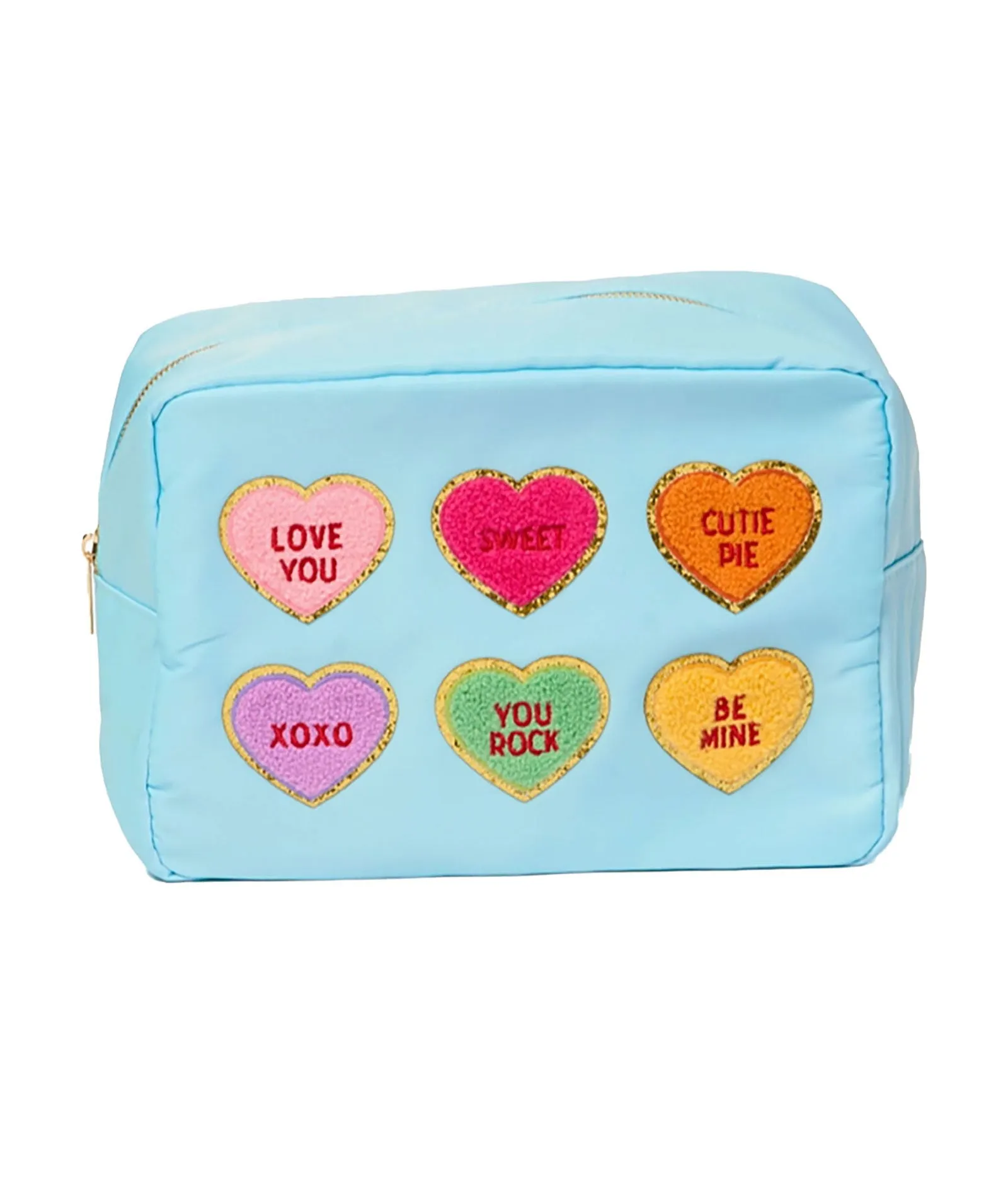 Conversation Hearts Large Pouch