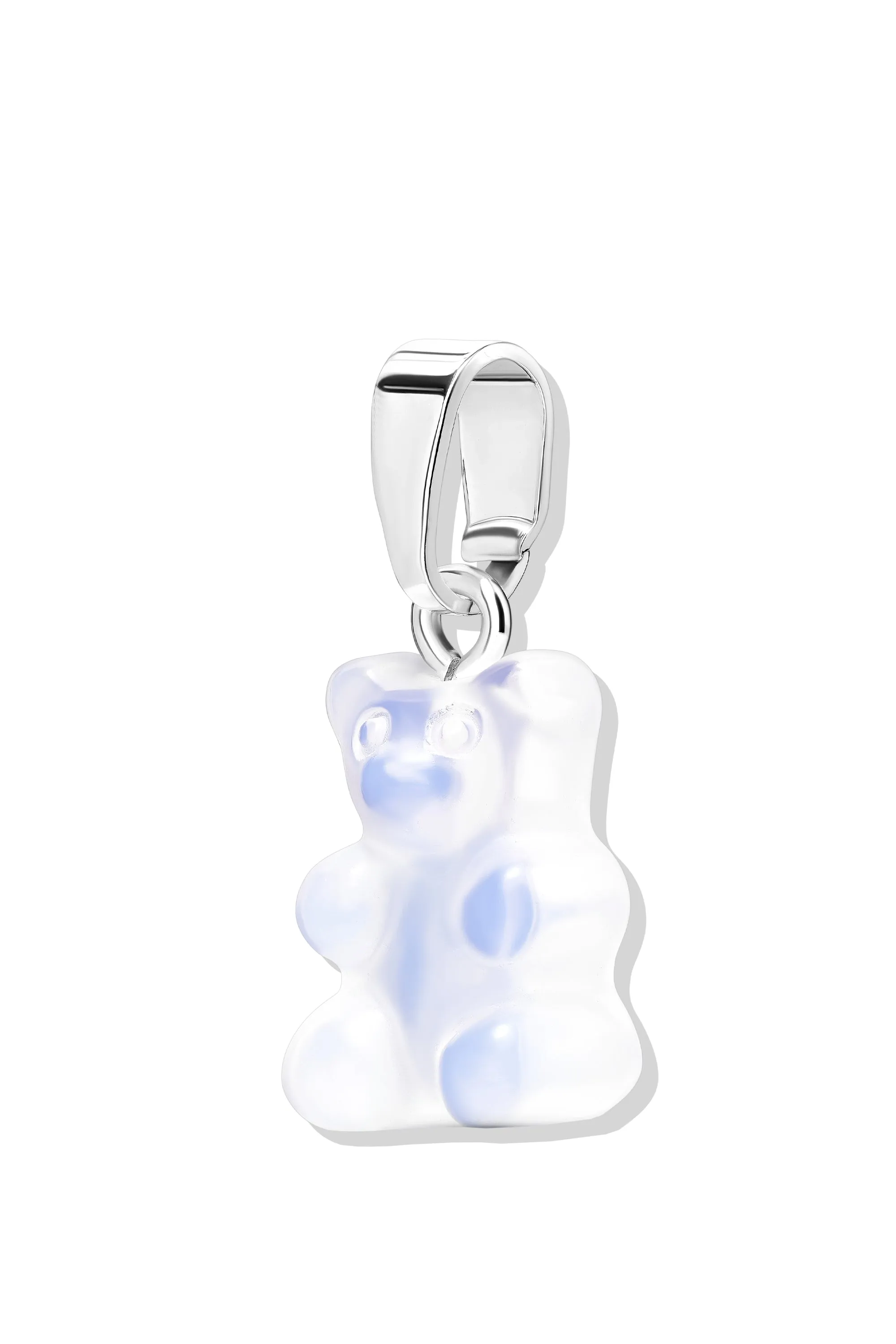 Crystal Nostalgia Bear - Classic Connector - Silver plated - Opal