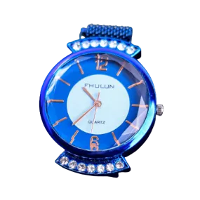 Diamond Shape Dial Up Down Zarcon Touch With Dial Women Watch
