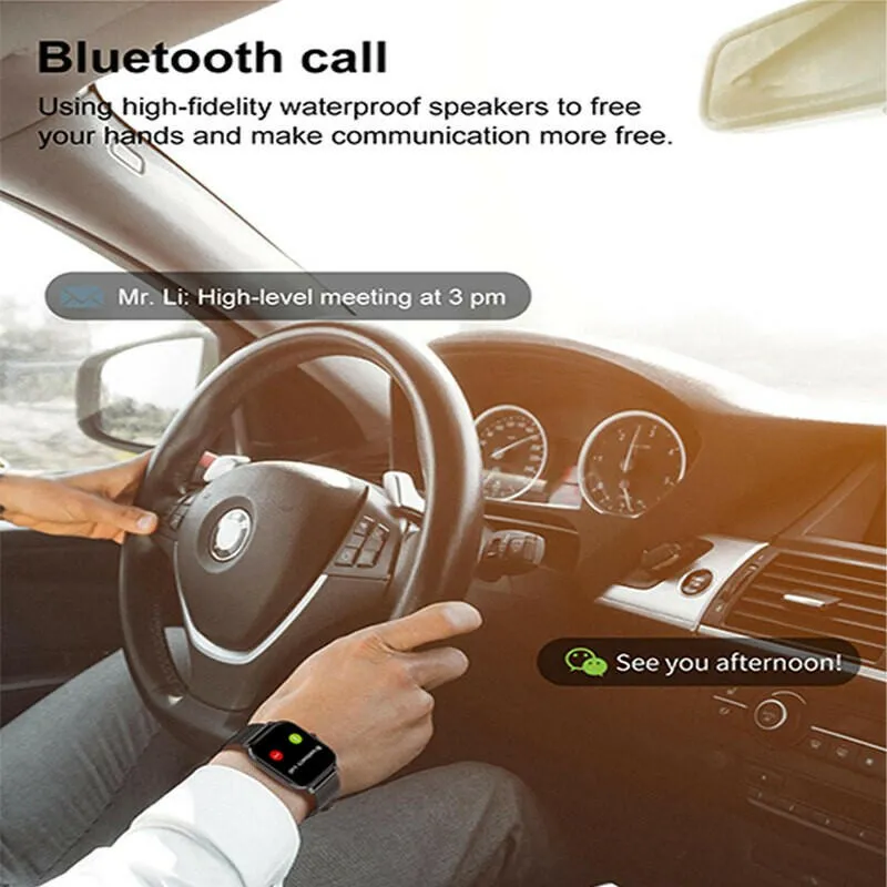 DT35  Smart Watch Men Women 1.75inch Bluetooth Call Watches ECG PPG