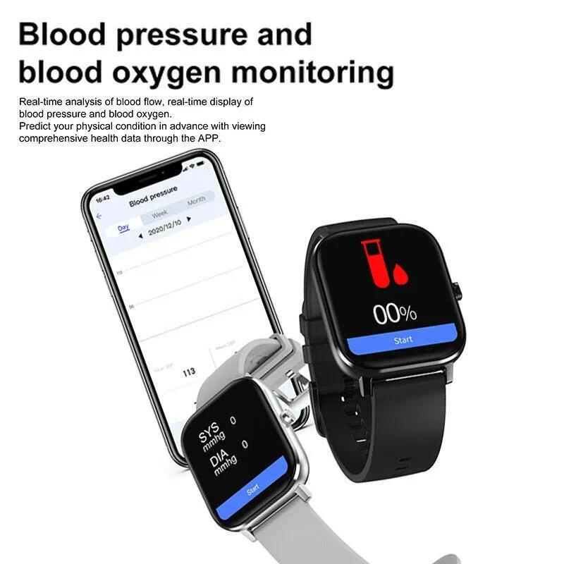 DT35  Smart Watch Men Women 1.75inch Bluetooth Call Watches ECG PPG