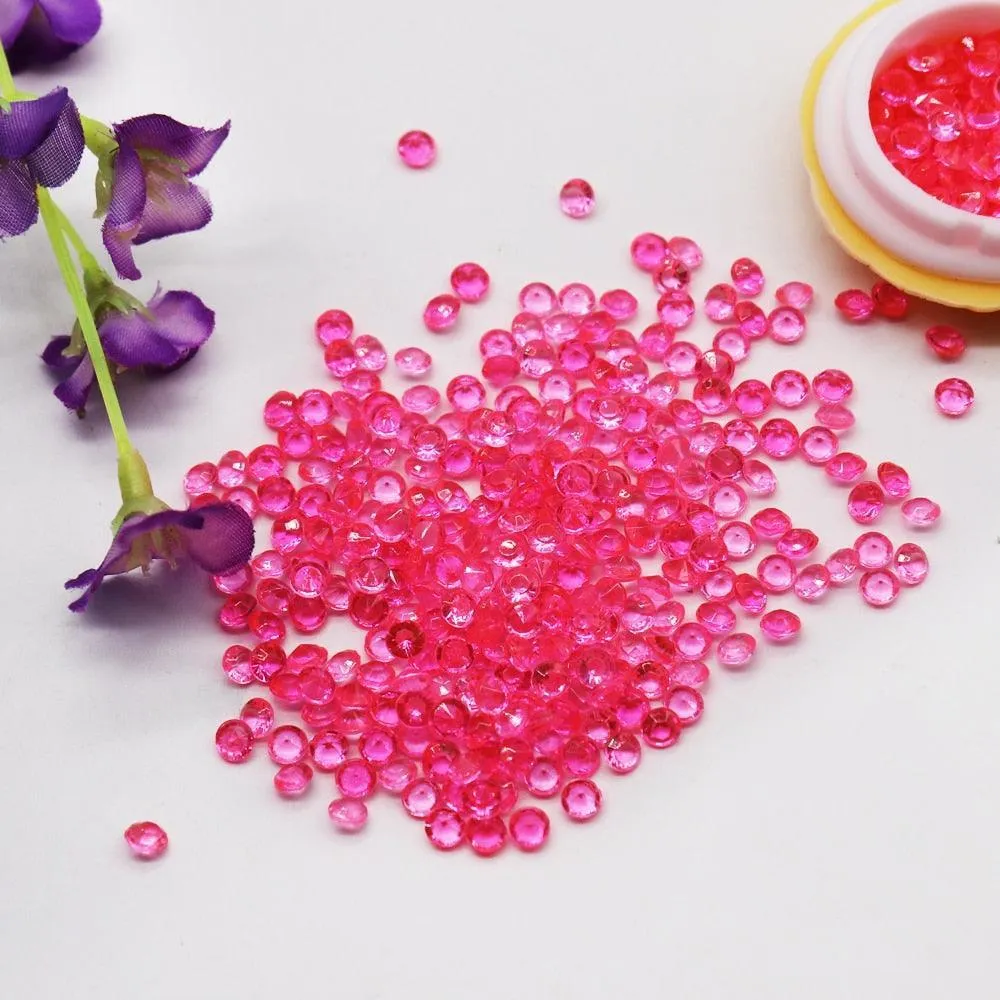 Elegant Clear Acrylic Diamond Scatter Set for Luxurious Event Decor