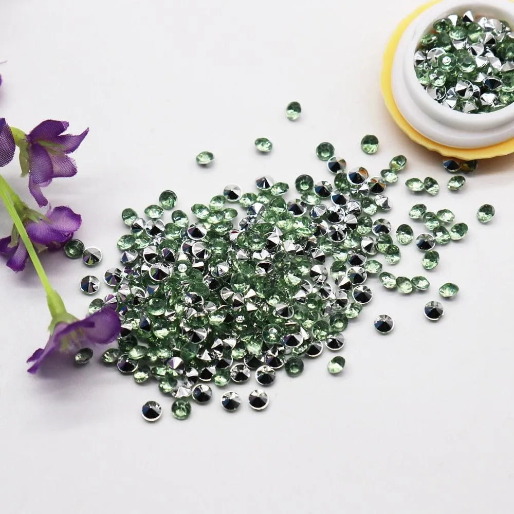 Elegant Clear Acrylic Diamond Scatter Set for Luxurious Event Decor